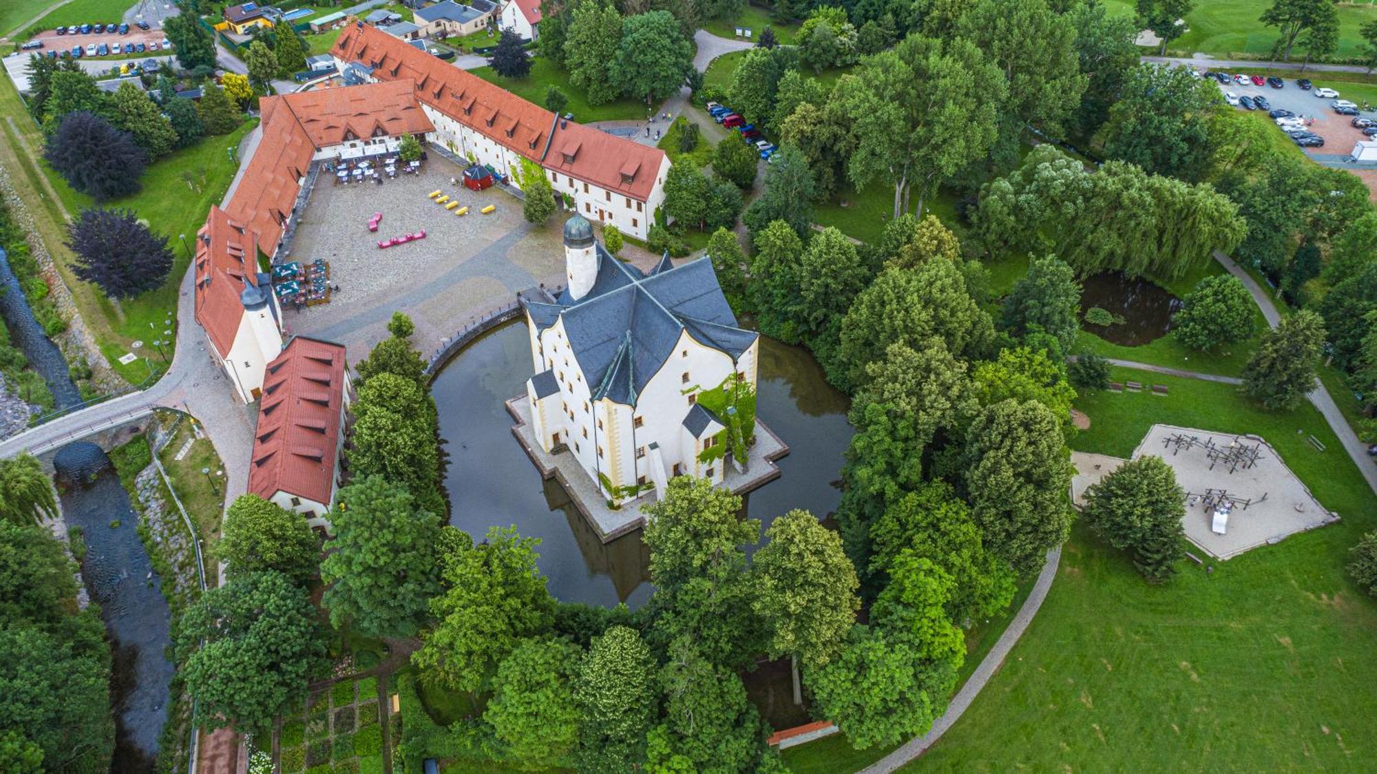 Schlosshotel Klaffenbach Chemnitz Exterior foto